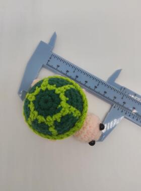 现货跨境热卖毛线乌龟钥匙扣手工钩织动物积极有趣乌龟摆件抱卡玩