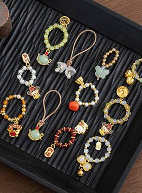 小提溜壶绳吊坠女性茶具配件茶壶盖碗功夫茶具配件茶器装饰品