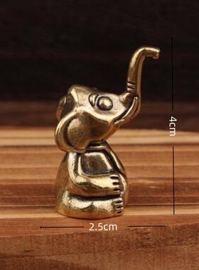 跨境 爆款 戒指座黄铜小摆件办公室桌面摆件手把件桌面装饰品摆件