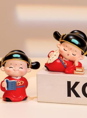 小状元逢考必过考神附体学生高考礼物开学季桌面书桌装饰品小摆件