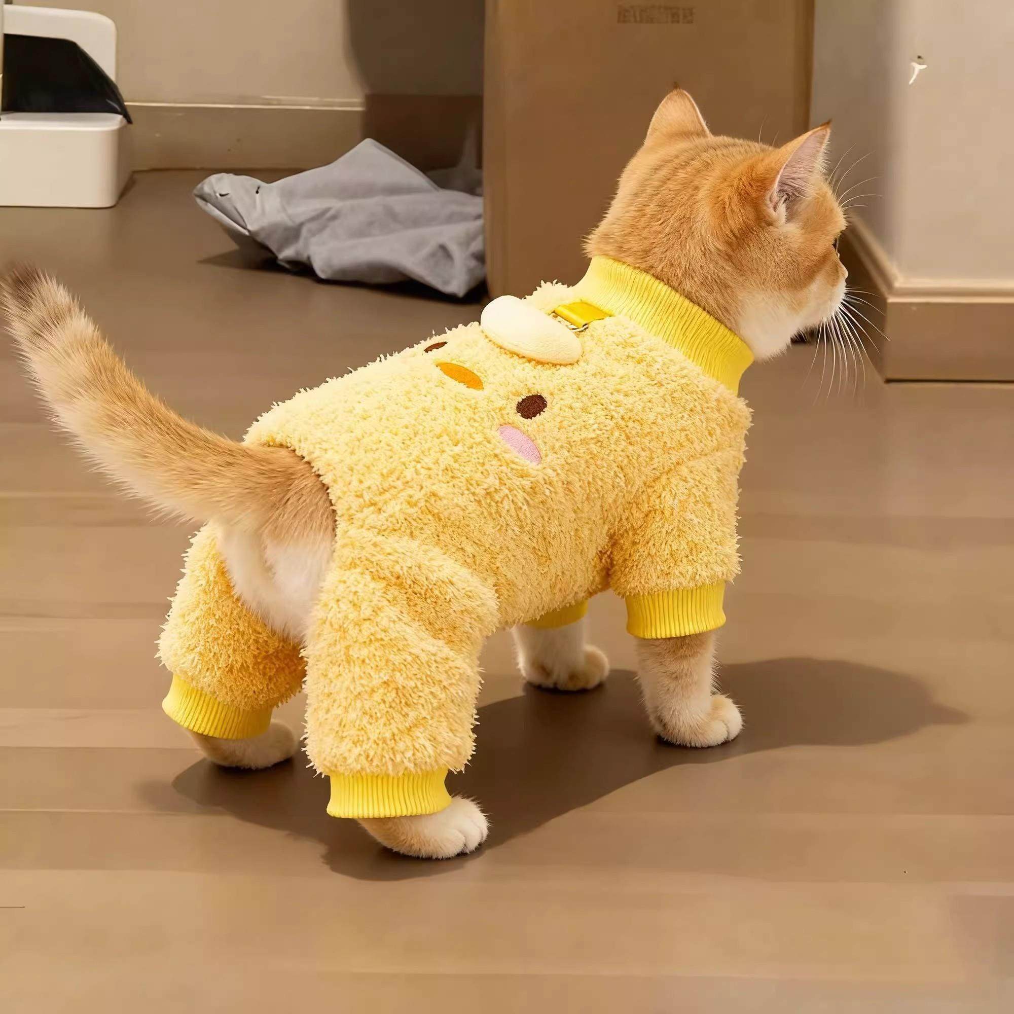 猫咪衣服秋冬款可牵引小猫布偶猫英短蓝猫猫防掉毛宠物冬季绒服装,淘宝优惠券,粉丝福利购,淘宝优惠卷