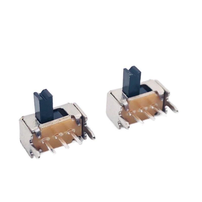 新款直销SK12D07 VG4 拨动开关 单排两档 三脚 侧拨卧式 滑动开关 - 图3