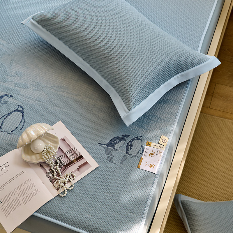 多多汇冰原星仔凉感席床笠三件套夏天软凉席a类冰丝席可机洗,淘宝优惠券,粉丝福利购,淘宝优惠卷