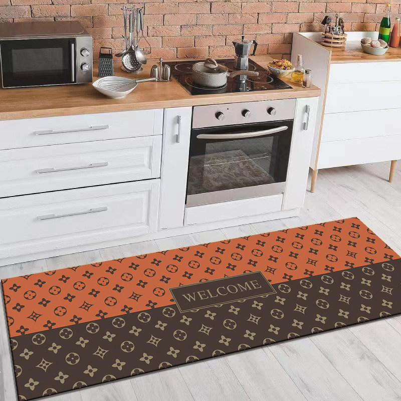 艾马橙70*200cm厨房垫床边毯轻奢简约长条地毯地垫阳台卧室入户门,淘宝优惠券,粉丝福利购,淘宝优惠卷