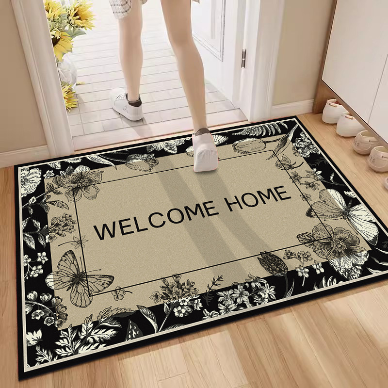 小香风70*100cm入户门垫轻奢简约防滑吸水可裁剪地毯浴室垫厨房垫,淘宝优惠券,粉丝福利购,淘宝优惠卷