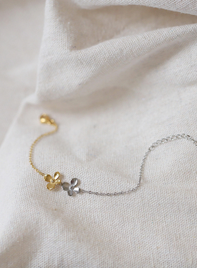 「金银花」甜美小清新精致款撞色手链文艺花朵减龄手链不掉色百搭