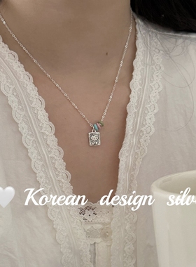 「甜甜圈kitty」凯蒂猫项链s925纯银项链女新款爆款轻奢小众高级