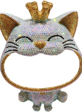 招财猫钥匙收纳摆件轻奢进门玄关入户鞋柜茶几家用客厅家居装饰品