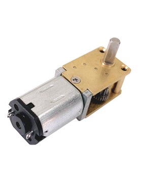 N20减速马达微型卧式直流智能小车3V6V12V齿轮减速电机低速小电机