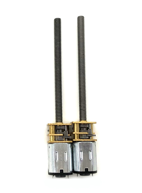 GA12-N20减速小马达低速减速电机 3V6V12V微型齿轮电机M4加长螺杆