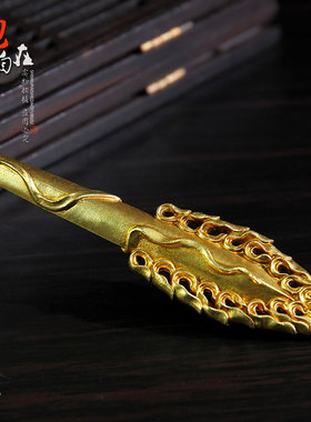 纯铜尼泊尔文殊智慧剑文殊金刚杵宝剑装饰桌面家用办公摆件