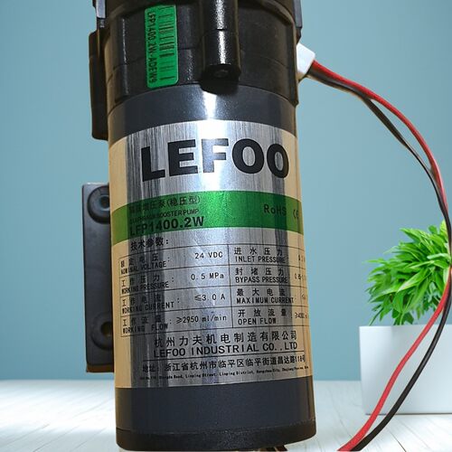 力夫家用增压自吸泵24V电机75JS200G1400W1600W滤水机加压隔膜泵 - 图3