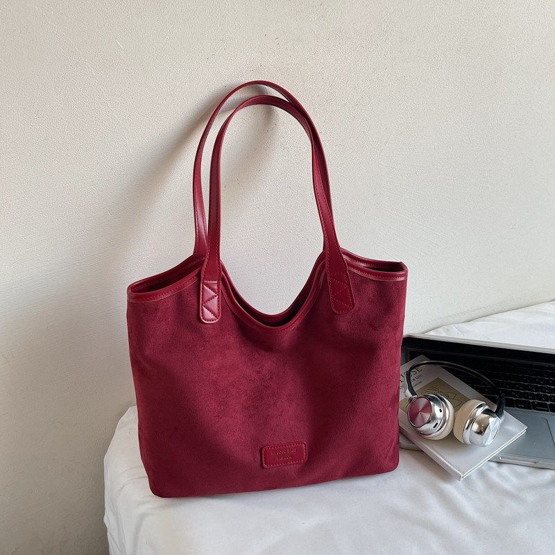 高级感简约纯色大包包上班通勤包2025新款百搭单肩包大容量托特包,淘宝优惠券,粉丝福利购,淘宝优惠卷