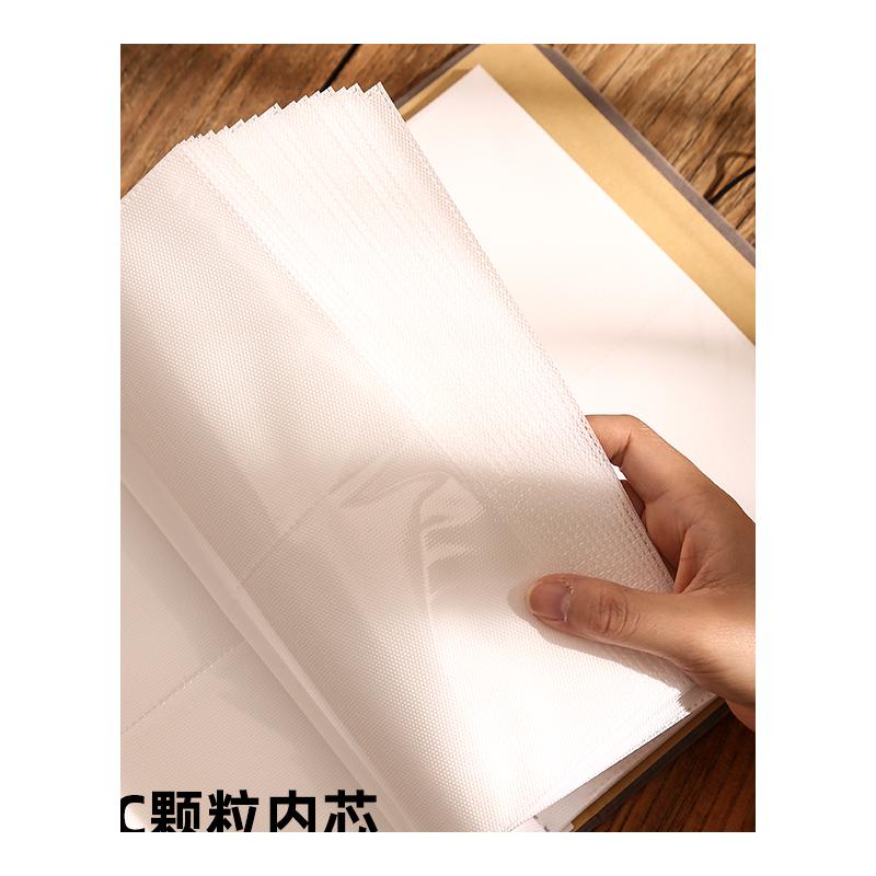 6寸200张麂皮绒相册本大容量插页式家庭影集情侣过塑纪念册收纳册 - 图2