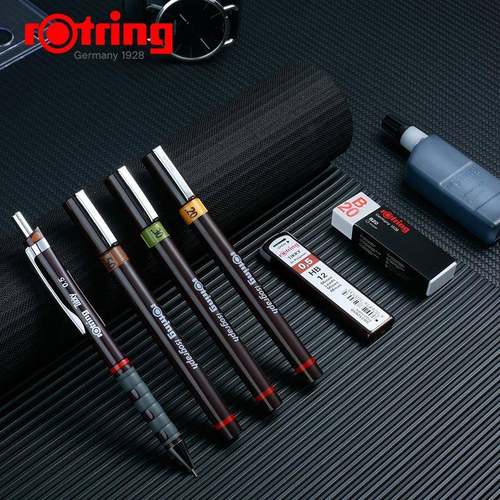 德国rotring红环硕士套装手绘设计专业级绘图笔原装替换笔头0.1mm - 图2
