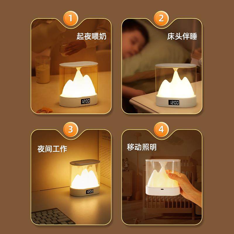 欧洲遥控小夜灯卧室睡眠高级感台灯2024年新款床头灯婴儿喂奶护眼,淘宝优惠券,粉丝福利购,淘宝优惠卷