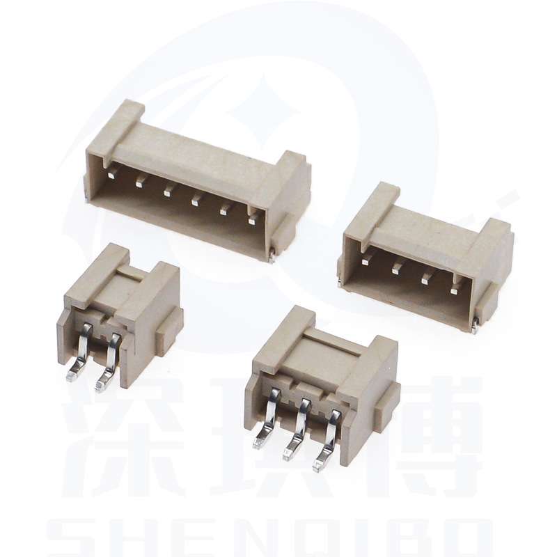 VH3.96连接器3.96mm间距2/3/4/5P接插件LCP耐高温卧式SMT贴片编带 - 图2