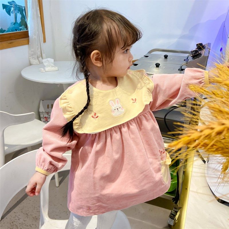 女宝宝罩衣秋冬季外穿洋气防水加绒女孩加厚儿童罩衫婴儿反穿衣,淘宝优惠券,粉丝福利购,淘宝优惠卷