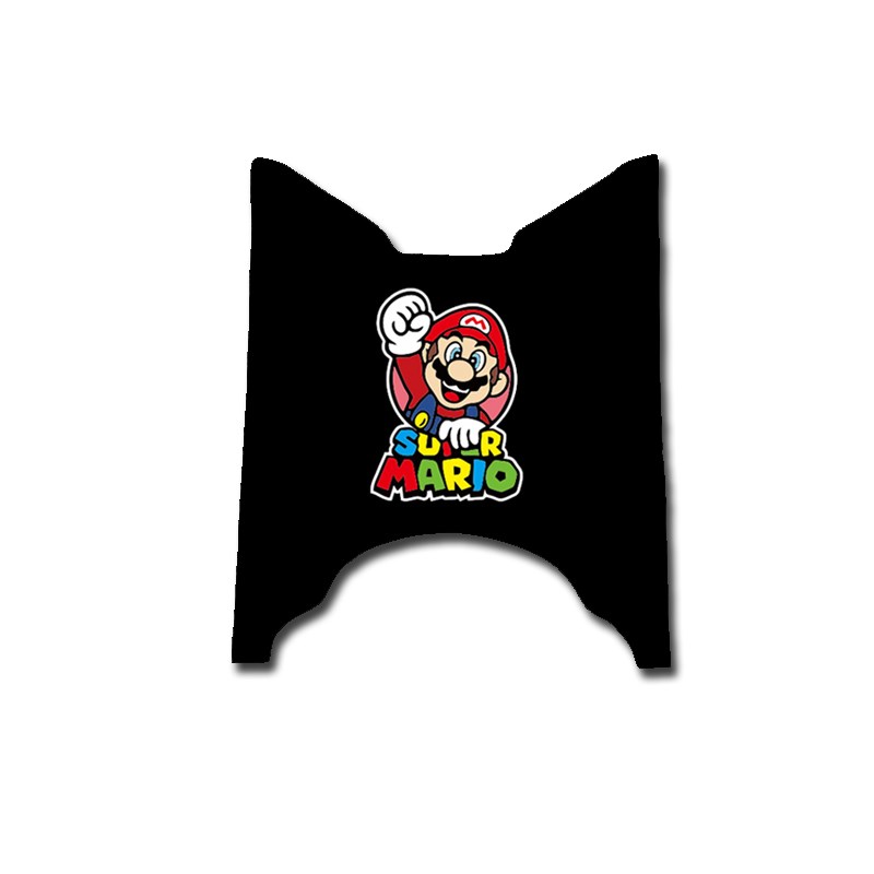 适用于2024款橙标RA gt150摩托车脚垫可爱卡通防水皮革改装脚踏垫 - 图3