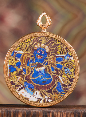 唐卡手绘图案精美独特象征意义