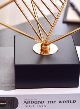 跨境欧式轻奢魔方金属摆件高级感家居客厅装饰艺术大号工艺品