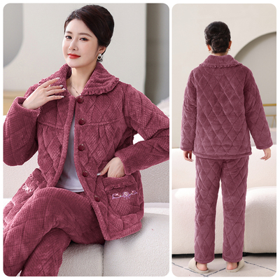 简约冬季翻领轻奢女士可外穿加绒