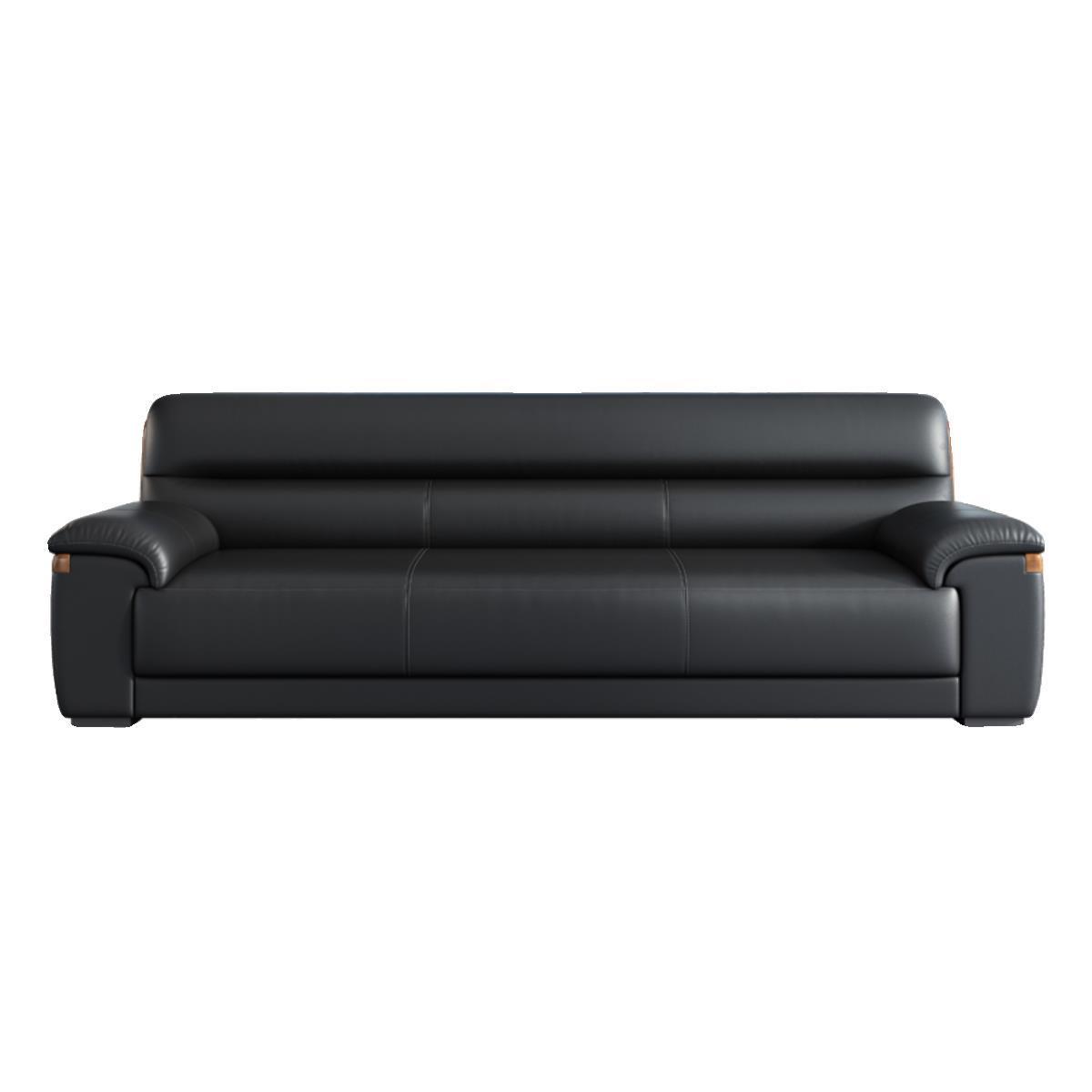 办公室沙发简约现代新中式商务会客会议接待用休闲办公沙发组合 - 图2