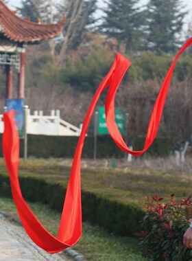 舞蹈绸带秧歌大红绸带体操彩带丝带腰鼓儿童手持幼儿园器械操飘带