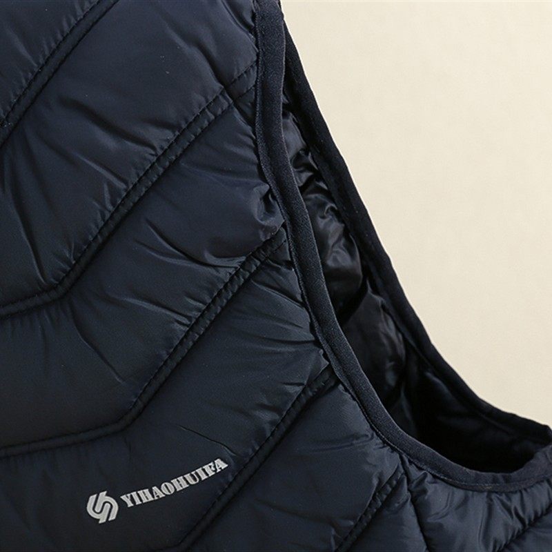 马甲男秋冬新款外套宽松轻薄羽绒棉背心时尚坎肩加厚棉服保暖马夹,淘宝优惠券,粉丝福利购,淘宝优惠卷