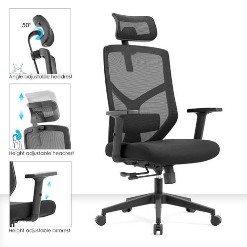 NOEL人体工学椅久坐电脑椅学习家用办公椅子护腰旋转升降椅电竞椅 - 图2