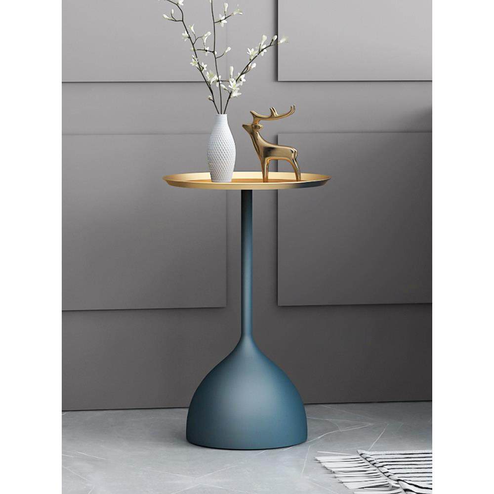 北欧创意大理石小茶几客厅沙发边几简约现代铁艺金色小圆桌角几,淘宝优惠券,粉丝福利购,淘宝优惠卷