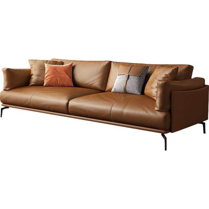 办公室沙发接待室西皮三人位办公沙发简约现代商务茶几组合套装 - 图2