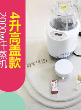 3升4升6升8升高盖大容量熏蒸仪家用蒸汽机桑拿房木桶汗蒸机器蒸锅