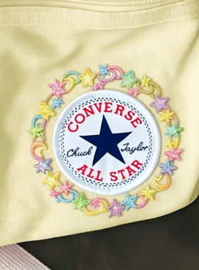 匡威书包配饰converse双肩包刺绣贴diy书包装饰耳钉手工挂件ins风