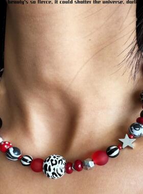 废花瓶原创设计长编绳款项链