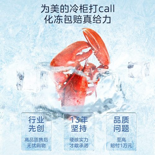 美的小冰柜70L家用小型冷柜商用冷冻柜冷藏两用节能迷你电冰箱241 - 图3