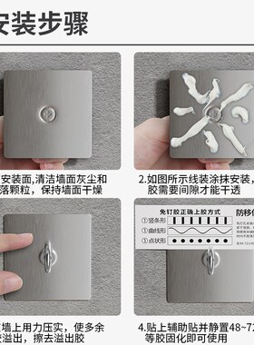 吊兰挂钩免打孔天花板强力黏胶悬挂式花盆鸟笼悬吊式天花板高承重