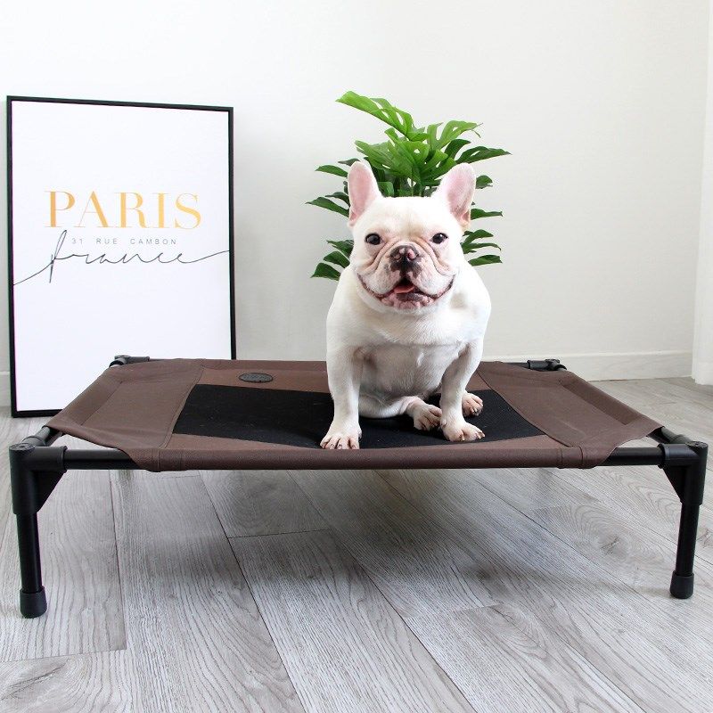 春夏防潮狗狗宠物床柯基法斗狗床泰迪犬网面透气可拆洗金毛行军床,淘宝优惠券,粉丝福利购,淘宝优惠卷