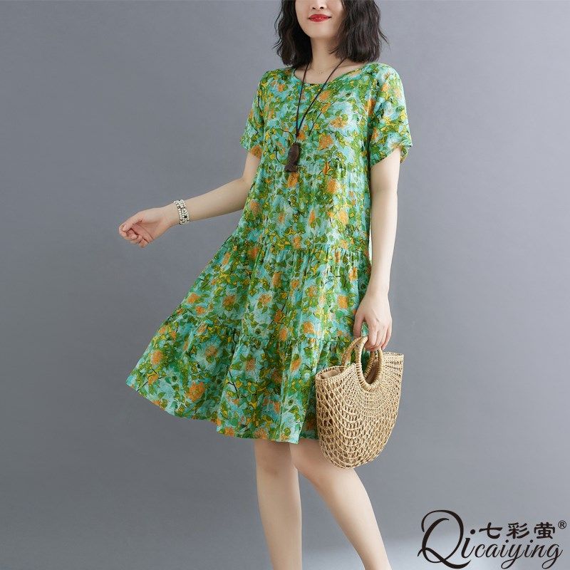 孕妇棉绸睡裙女夏季薄款大码睡衣裙夏天宽松短袖绵绸连衣裙家居服,淘宝优惠券,粉丝福利购,淘宝优惠卷