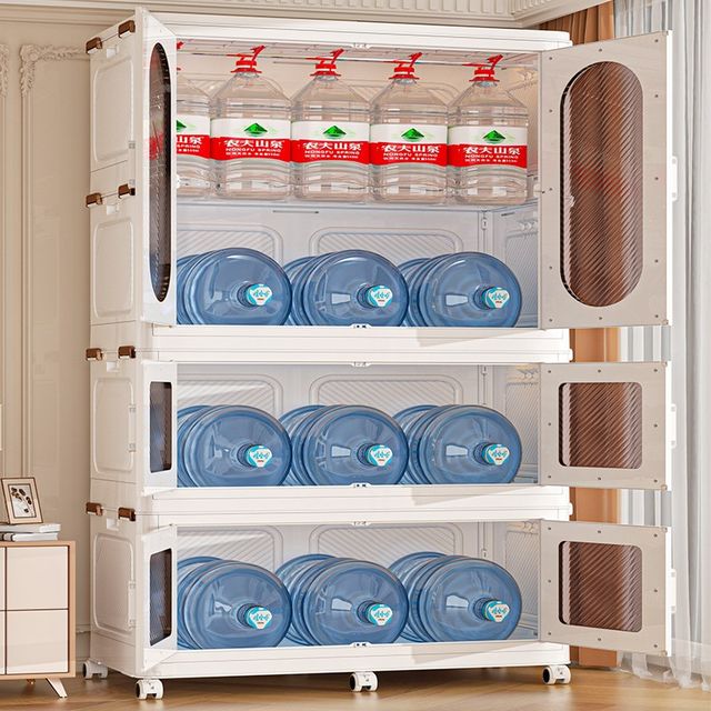 Simple wardrobe, household bedroom, children's clothing storage cabinet, C, adult wardrobe rental house foldable storage cabinet