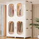 Simple wardrobe, household bedroom, children's clothing storage cabinet, C, adult wardrobe rental house foldable storage cabinet