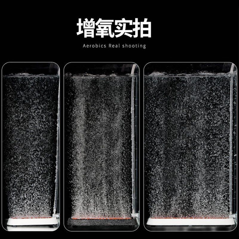 森森长条鱼缸纳米气泡盘静音氧气石细化器气饼纳米增氧泵配件气盘 - 图0