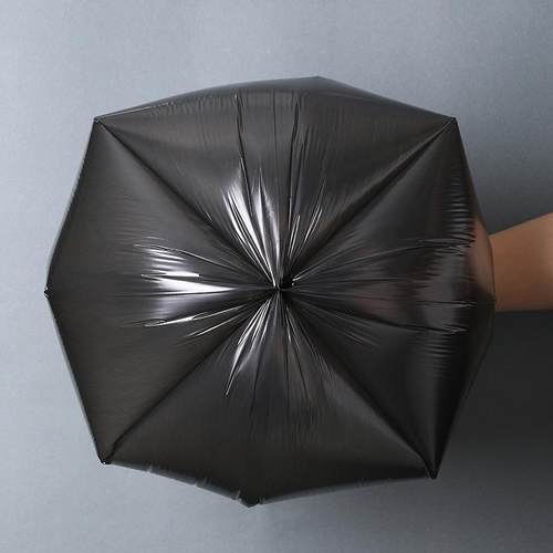 美丽雅垃圾袋家用手提式大号加厚厨房办公室专用黑色背心塑料袋 - 图1