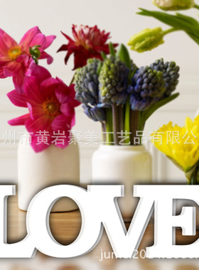 2025创意DIY字母婚庆装饰PVC英文字家居挂件个性化字母工艺品