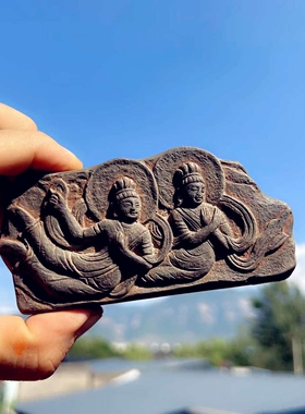 山西云冈文创礼品云冈石窟非遗砖雕瓦当文房摆件镇纸立体浮雕造型