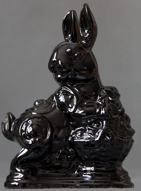 陶瓷十二生肖摆件工艺品鼠牛虎兔龙蛇马羊猴鸡狗猪创意家居装饰品