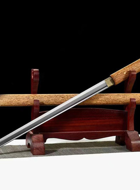 素装唐横刀高锰钢一体镇宅宝剑