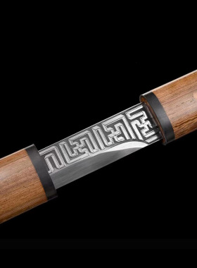 素装唐横刀高锰钢棍中刀剑居合