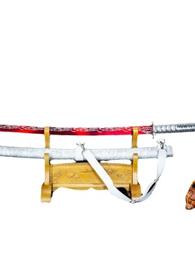 龙泉市刀剑高锰钢一体防身清腰刀