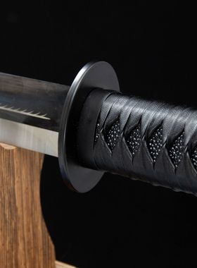 龙泉市刀剑高锰钢中款唐横刀一体